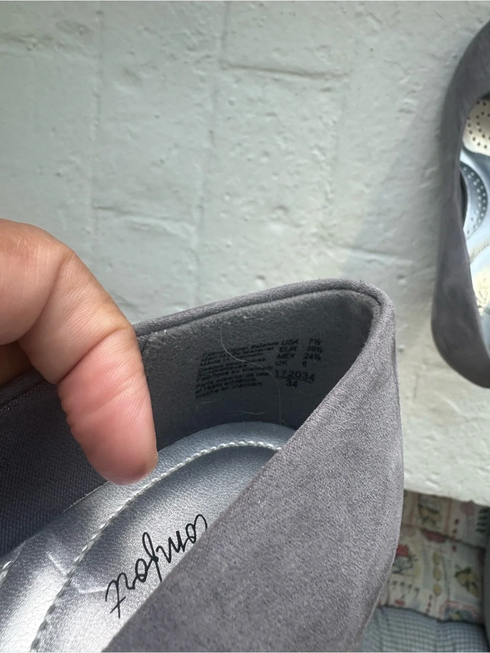 dexflex comfort grey suede
